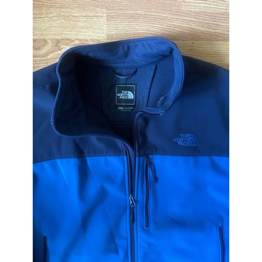 The North Face Men’s XXL Blue Softshell Full Zip Jacket WindWall Outdoor Coat